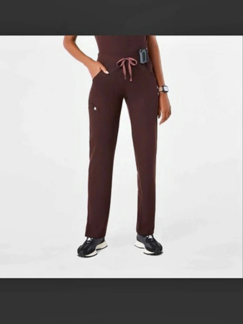 FIGS Kade Cargo Scrub Pants In Espresso